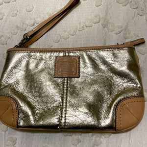 Coach large wallet wristlet